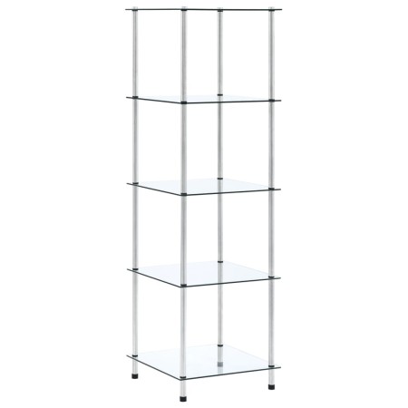 Estantería 3 niveles cristal templado transparente 40x40x67 cm en Librerías y estanterías | Comprar online en Foru.es