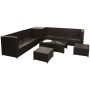 Set sofás de jardín 8 piezas y cojines ratán sintético marrón de , Conjuntos de jardín - Ref: Foro24-42994, Precio: 741,61 €,...