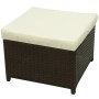 Set sofás de jardín 8 piezas y cojines ratán sintético marrón de , Conjuntos de jardín - Ref: Foro24-42994, Precio: 741,61 €,...