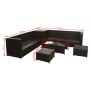 Set sofás de jardín 8 piezas y cojines ratán sintético marrón de , Conjuntos de jardín - Ref: Foro24-42994, Precio: 741,61 €,...