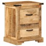Mesita de noche madera maciza de mango 40x35x50 cm de , Mesitas de noche - Ref: Foro24-372718, Precio: 119,75 €, Descuento: %