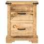 Mesita de noche madera maciza de mango 40x35x50 cm de , Mesitas de noche - Ref: Foro24-372718, Precio: 119,75 €, Descuento: %