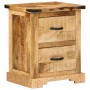 Mesita de noche madera maciza de mango 40x35x50 cm de , Mesitas de noche - Ref: Foro24-372718, Precio: 119,75 €, Descuento: %