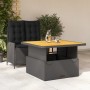 Set comedor de jardín 2 pzas con cojines ratán sintético negro de , Conjuntos de jardín - Ref: Foro24-3277451, Precio: 311,07...