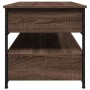 Mesa de centro madera ingeniería metal marrón roble 85x50x50 cm de , Mesas de centro - Ref: Foro24-845390, Precio: 112,02 €, ...