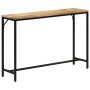 Mesa consola madera maciza mango rugosa y hierro 110x30x75 cm de , Mesas auxiliares - Ref: Foro24-372726, Precio: 100,65 €, D...