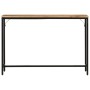 Mesa consola madera maciza mango rugosa y hierro 110x30x75 cm de , Mesas auxiliares - Ref: Foro24-372726, Precio: 100,65 €, D...