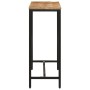 Mesa consola madera maciza mango rugosa y hierro 110x30x75 cm de , Mesas auxiliares - Ref: Foro24-372726, Precio: 100,65 €, D...