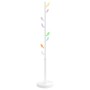 Perchero de hierro con recubrimiento en polvo blanco 172 cm de , Percheros para sombreros y abrigos - Ref: Foro24-377089, Pre...