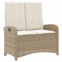 Set de comedor jardín con cojines 4 pzas ratán sintético beige de , Conjuntos de jardín - Ref: Foro24-3277360, Precio: 537,00...