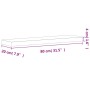 Estante de pared madera maciza de haya 80x20x4 cm de , Estantes y estanterías - Ref: Foro24-356031, Precio: 47,72 €, Descuent...