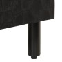 Mesita de noche madera maciza de mango negra 50x33x60 cm de , Mesitas de noche - Ref: Foro24-356827, Precio: 79,41 €, Descuen...
