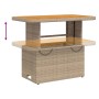 Set comedor de jardín 2 pzas con cojines ratán sintético beige de , Conjuntos de jardín - Ref: Foro24-3277418, Precio: 278,31...