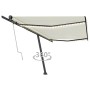 Toldo automático con LED y sensor de viento crema 500x350 cm de , Toldos - Ref: Foro24-3069872, Precio: 849,69 €, Descuento: %