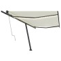 Toldo automático con LED y sensor de viento crema 500x350 cm de , Toldos - Ref: Foro24-3069872, Precio: 849,69 €, Descuento: %