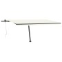 Toldo automático con LED y sensor de viento crema 500x350 cm de , Toldos - Ref: Foro24-3069872, Precio: 849,69 €, Descuento: %