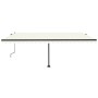 Toldo automático con LED y sensor de viento crema 500x350 cm de , Toldos - Ref: Foro24-3069872, Precio: 849,69 €, Descuento: %