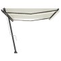 Toldo automático con LED y sensor de viento crema 500x350 cm de , Toldos - Ref: Foro24-3069872, Precio: 849,69 €, Descuento: %