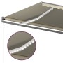 Toldo automático con LED y sensor de viento crema 500x350 cm de , Toldos - Ref: Foro24-3069872, Precio: 849,69 €, Descuento: %