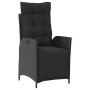 Set comedor de jardín 3 pzas con cojines ratán sintético negro de , Conjuntos de jardín - Ref: Foro24-3277447, Precio: 343,72...