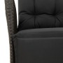 Set comedor de jardín 3 pzas con cojines ratán sintético negro de , Conjuntos de jardín - Ref: Foro24-3277447, Precio: 343,72...