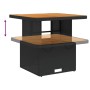 Set comedor de jardín 3 pzas con cojines ratán sintético negro de , Conjuntos de jardín - Ref: Foro24-3277447, Precio: 343,72...