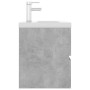 Mueble con lavabo madera de ingeniería gris hormigón de vidaXL, Tocadores de baño - Ref: Foro24-3071634, Precio: 197,80 €, De...