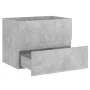 Mueble con lavabo madera de ingeniería gris hormigón de vidaXL, Tocadores de baño - Ref: Foro24-3071634, Precio: 186,23 €, De...