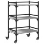 Carrito de cocina madera ingeniería gris Sonoma 50x35x75,5 cm de , Carros de cocina y comedor - Ref: Foro24-842349, Precio: 5...