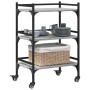 Carrito de cocina madera ingeniería gris Sonoma 50x35x75,5 cm de , Carros de cocina y comedor - Ref: Foro24-842349, Precio: 5...