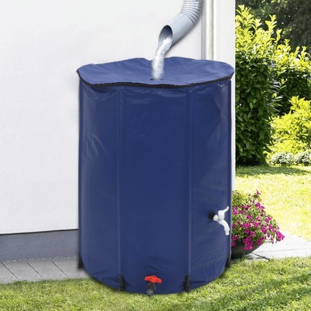 Depósito de agua plegable con grifo PVC 750 l de , Sistemas de riego - Ref: Foro24-155993, Precio: 70,34 €, Descuento: %