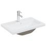 Mueble con lavabo madera de ingeniería gris hormigón de vidaXL, Tocadores de baño - Ref: Foro24-3071634, Precio: 197,80 €, De...
