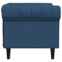 Sillón Chesterfield de tela azul de , Sofás - Ref: Foro24-372544, Precio: 201,30 €, Descuento: %