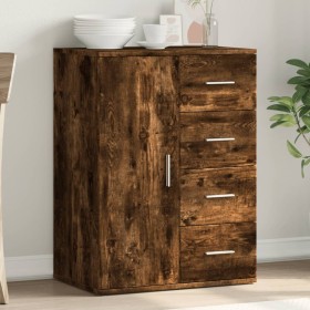 Aparador de madera de ingeniería roble ahumado 59x39x80 cm de , Aparadores - Ref: Foro24-840538, Precio: 102,74 €, Descuento: %