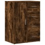 Aparador de madera de ingeniería roble ahumado 59x39x80 cm de , Aparadores - Ref: Foro24-840538, Precio: 102,74 €, Descuento: %