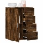 Aparador de madera de ingeniería roble ahumado 59x39x80 cm de , Aparadores - Ref: Foro24-840538, Precio: 102,74 €, Descuento: %