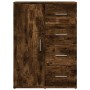 Aparador de madera de ingeniería roble ahumado 59x39x80 cm de , Aparadores - Ref: Foro24-840538, Precio: 102,74 €, Descuento: %
