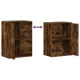 Aparador de madera de ingeniería roble ahumado 59x39x80 cm de , Aparadores - Ref: Foro24-840538, Precio: 102,74 €, Descuento: %