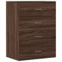 Aparador de madera de ingeniería marrón roble 60x39x80 cm de , Aparadores - Ref: Foro24-840533, Precio: 90,44 €, Descuento: %