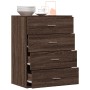 Aparador de madera de ingeniería marrón roble 60x39x80 cm de , Aparadores - Ref: Foro24-840533, Precio: 90,44 €, Descuento: %