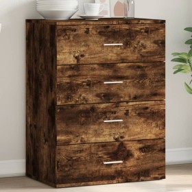 Aparador de madera de ingeniería roble ahumado 60x39x80 cm de , Aparadores - Ref: Foro24-840531, Precio: 101,36 €, Descuento: %