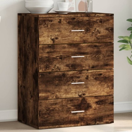 Aparador de madera de ingeniería roble ahumado 60x39x80 cm de , Aparadores - Ref: Foro24-840531, Precio: 101,36 €, Descuento: %