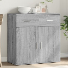 Aparador de madera de ingeniería gris Sonoma 79x38x80 cm de , Aparadores - Ref: Foro24-840525, Precio: 121,41 €, Descuento: %