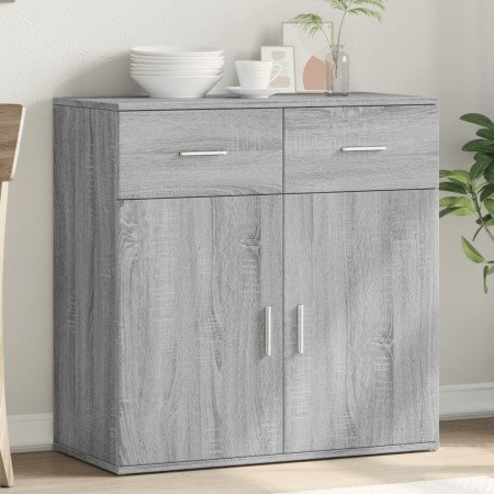 Aparador de madera de ingeniería gris Sonoma 79x38x80 cm de , Aparadores - Ref: Foro24-840525, Precio: 121,41 €, Descuento: %