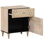 Mesita de noche madera maciza de mango 50x33x60 cm de , Mesitas de noche - Ref: Foro24-358256, Precio: 71,64 €, Descuento: %