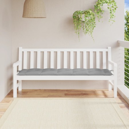 Cojín de banco de jardín tela Oxford gris 180x50x7 cm de , Cojines para sillas y sofás - Ref: Foro24-361622, Precio: 41,08 €,...