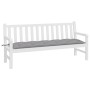 Cojín de banco de jardín tela Oxford gris 180x50x7 cm de , Cojines para sillas y sofás - Ref: Foro24-361622, Precio: 41,08 €,...
