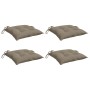 Cojines de silla de jardín 4 uds tela Oxford taupé 40x40x7 cm de , Cojines para sillas y sofás - Ref: Foro24-361475, Precio: ...
