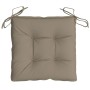 Cojines de silla de jardín 4 uds tela Oxford taupé 40x40x7 cm de , Cojines para sillas y sofás - Ref: Foro24-361475, Precio: ...