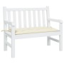 Cojín de banco de jardín tela Oxford crema 100x50x7 cm de , Cojines para sillas y sofás - Ref: Foro24-361566, Precio: 26,89 €...